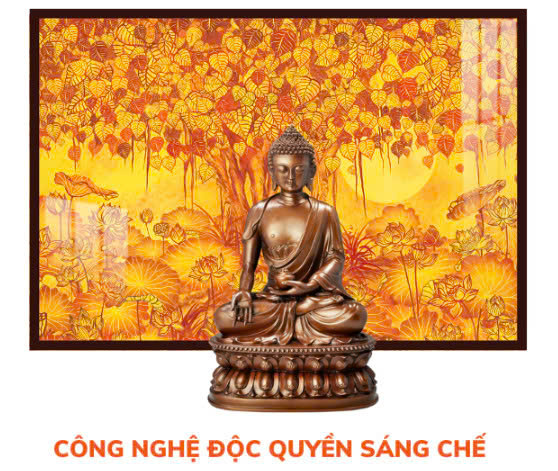 Tranh Trúc Chỉ Cây Bồ Đề