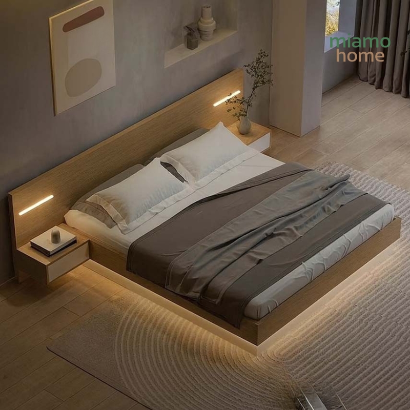 Giường Ngủ Gỗ MDF Hiện Đại Tối Giản_5