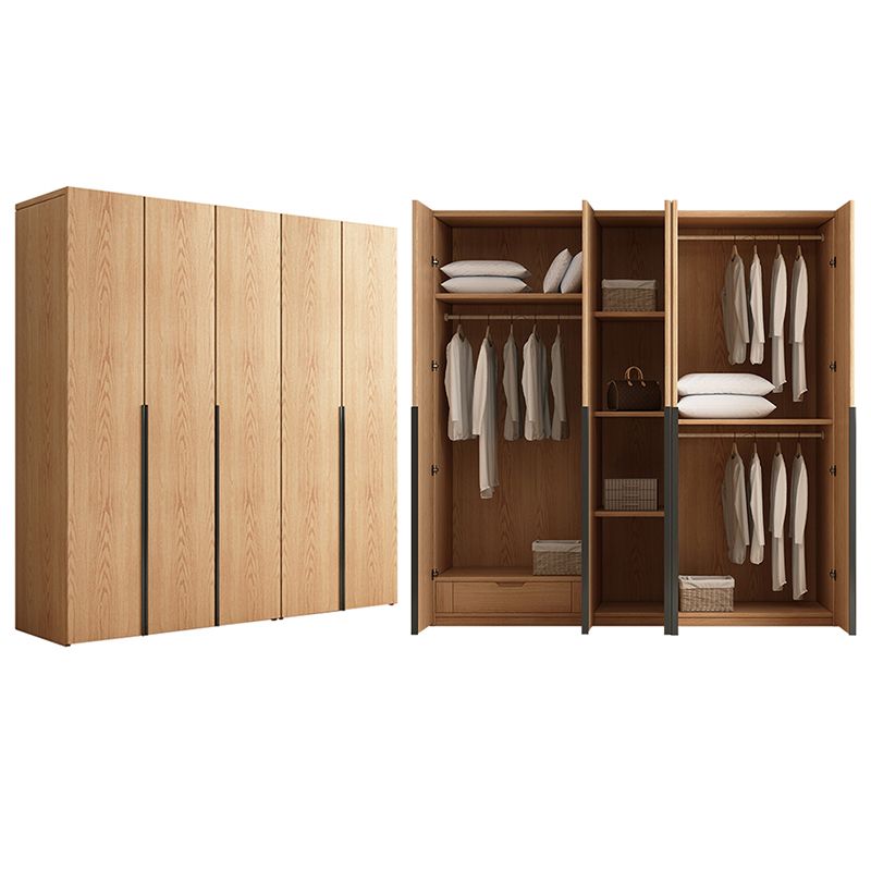 Tủ Quần Áo Gỗ Sồi 5 Cánh_2