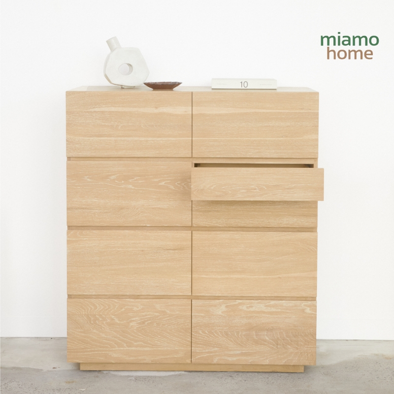 tủ đựng đồ gỗ sồi ngăn kéo