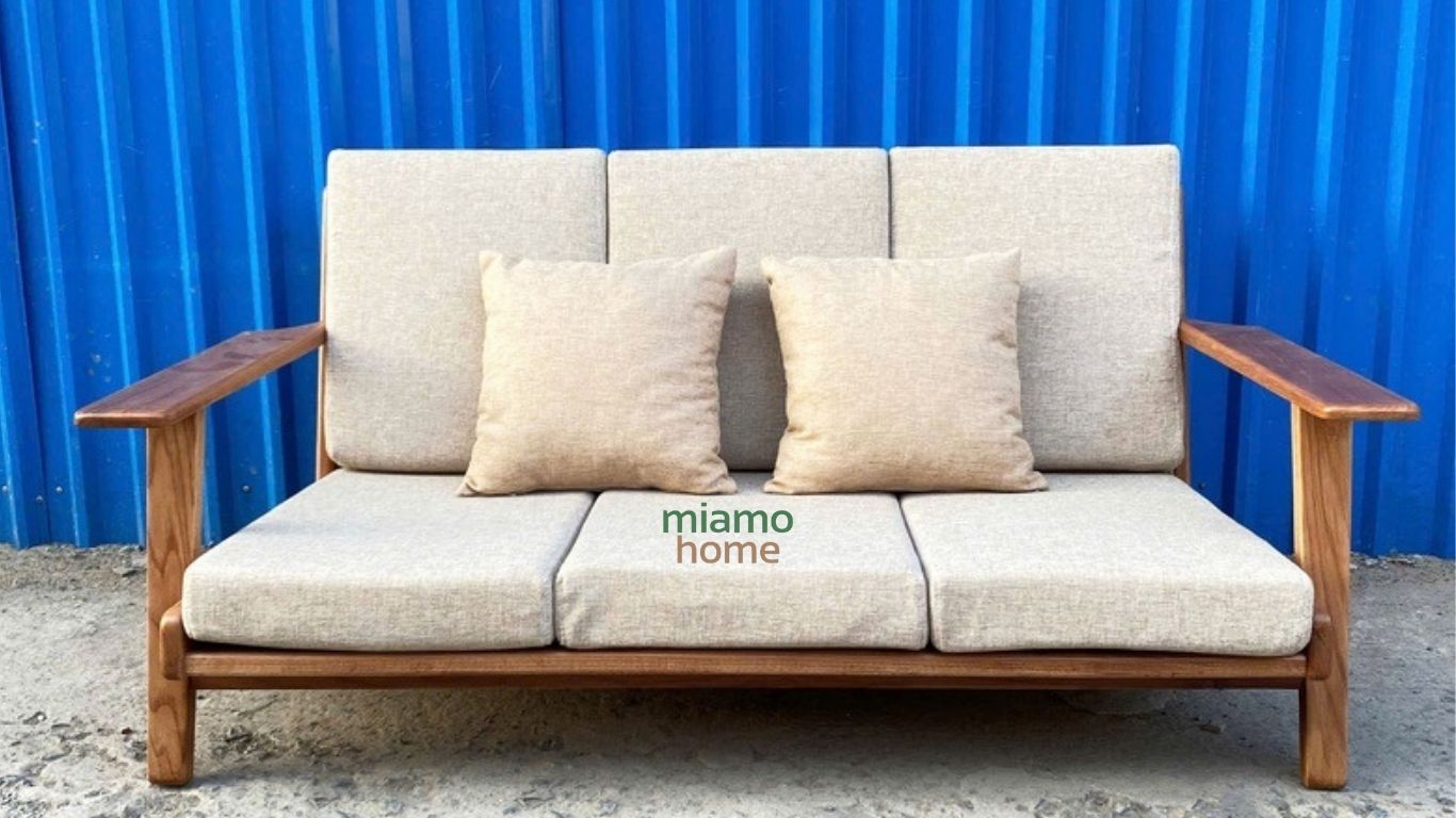 Ghế Sofa Gỗ Sồi Bọc Đệm - MSFOAK36_2