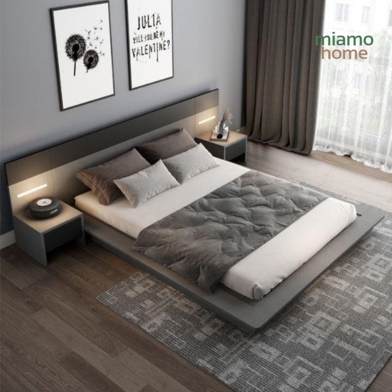 Giường Ngủ Gỗ Công Nghiệp MDF Chống Ẩm