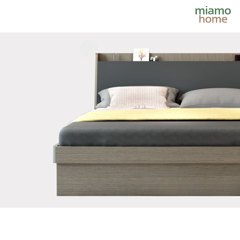 Giường Ngủ Gỗ Công Nghiệp MDF Thiết Kế Tiện Lợi_5