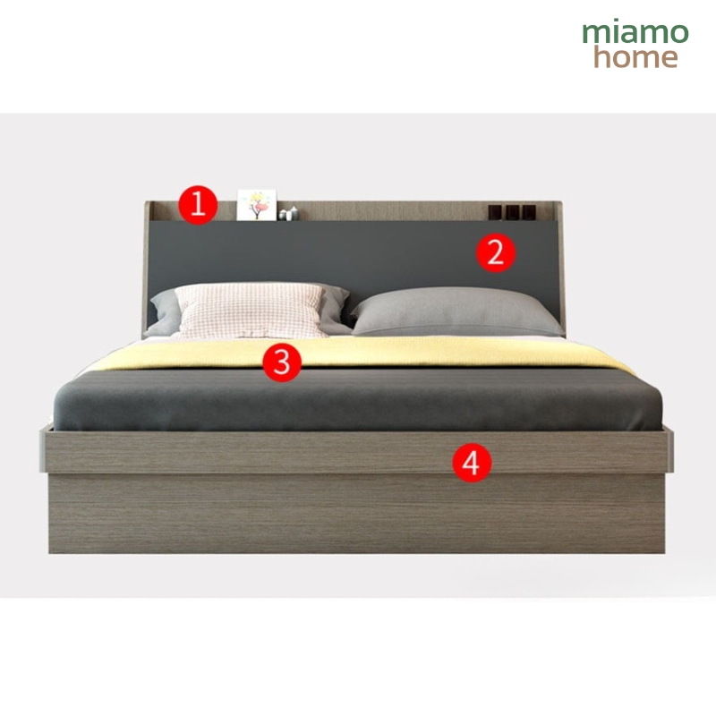 Giường Ngủ Gỗ Công Nghiệp MDF Thiết Kế Tiện Lợi_6