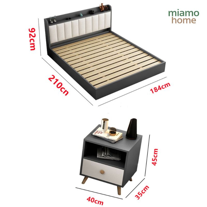 Giường Ngủ Gỗ Công Nghiệp Thiết Kế Đa Năng_3