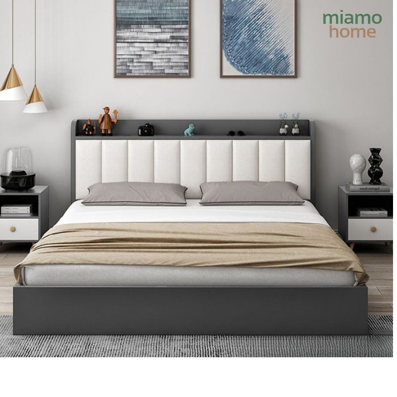 Giường Ngủ Gỗ Công Nghiệp Thiết Kế Đa Năng_5