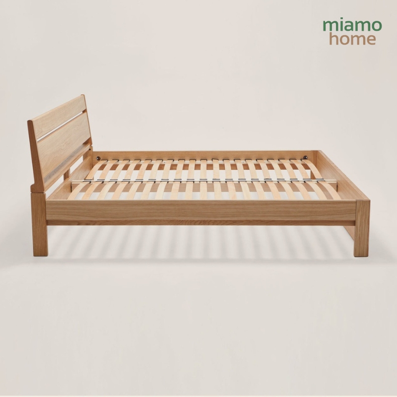 Giường Ngủ Gỗ Sồi Nhỏ Gọn _10