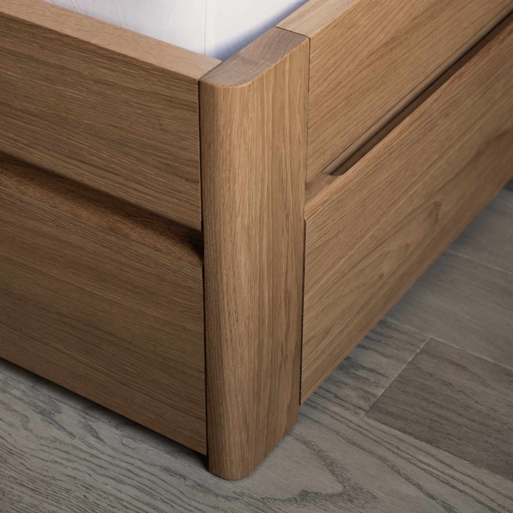 Giường Ngủ Gỗ Sồi Nhỏ Gọn _2