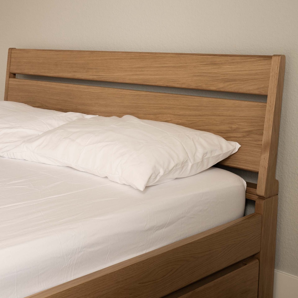 Giường Ngủ Gỗ Sồi Nhỏ Gọn _5