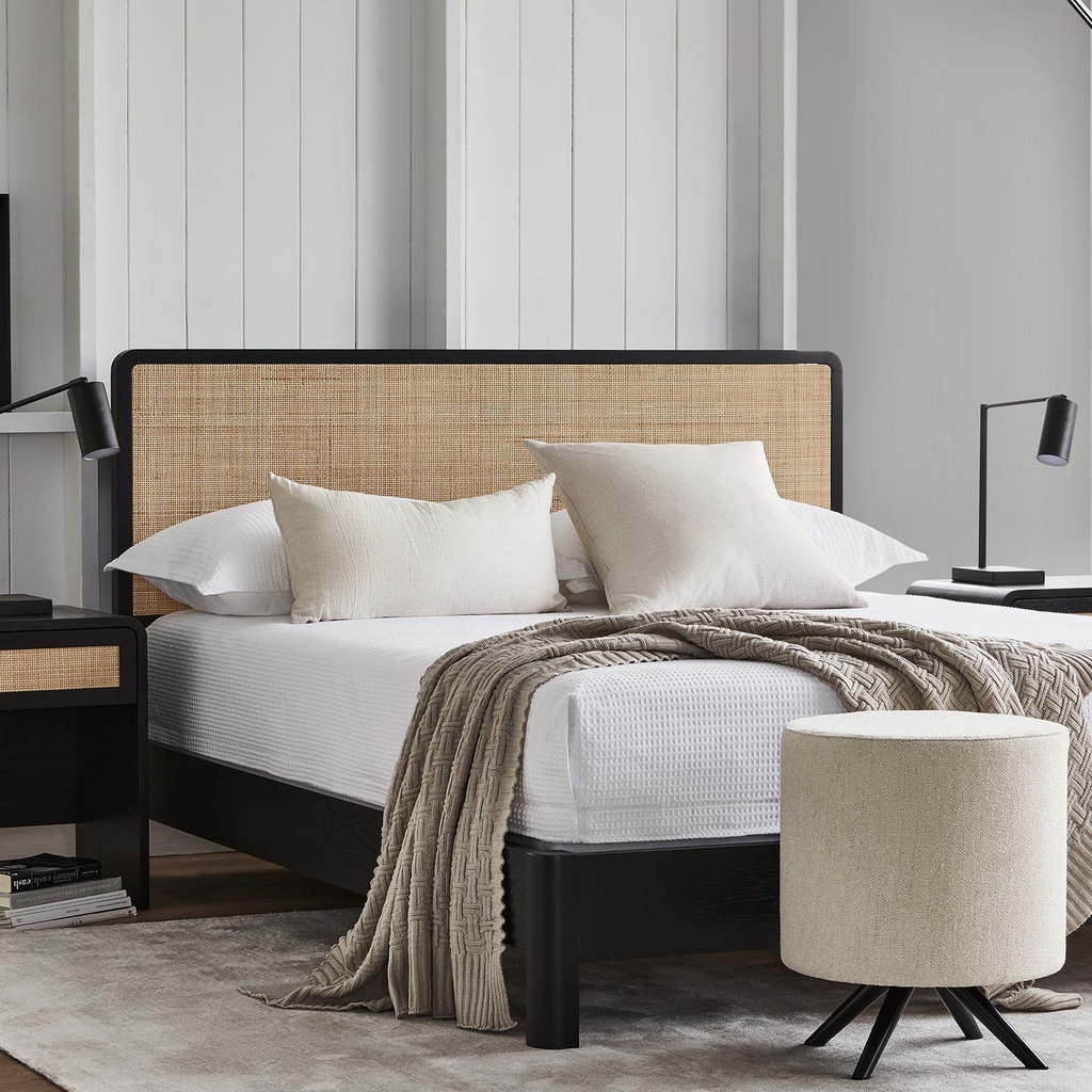 Giường Ngủ Gỗ Sồi Phong Cách Indochine_4