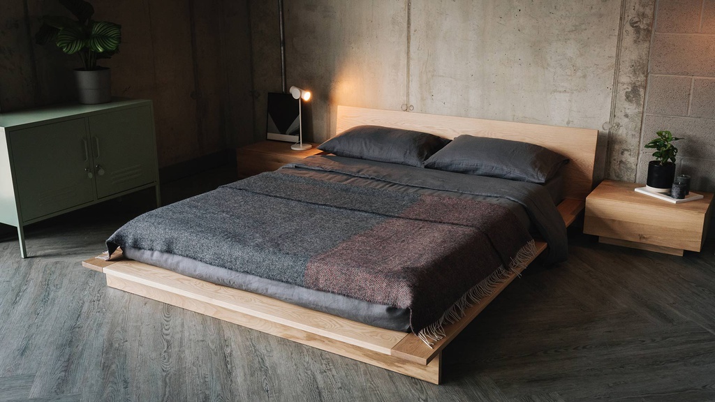 Giường Ngủ Gỗ Sồi Phong Cách Nhật Bản The Japandi_6