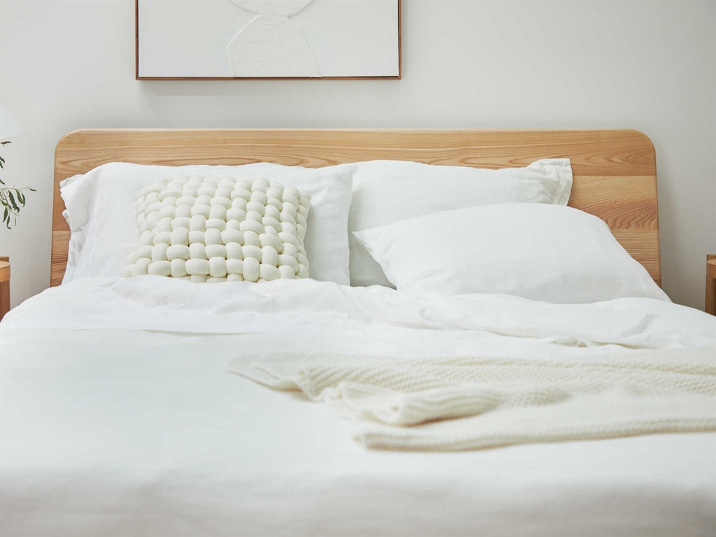 Giường Ngủ Gỗ Tần Bì Chân Tròn_5