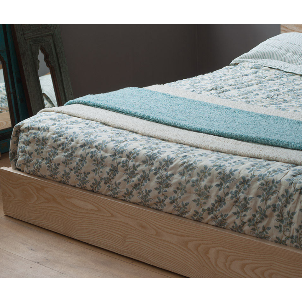 Giường Ngủ Gỗ Tần Bì Có Tựa Lưng The XCozy_7