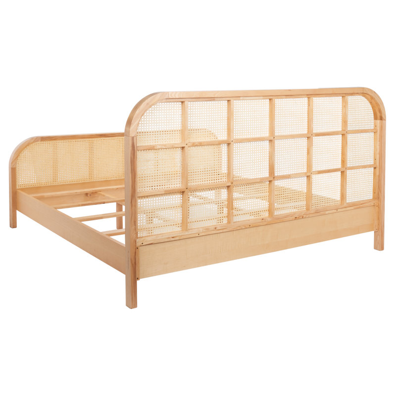 Giường Ngủ Gỗ Tần Bì Kết Hợp Mây Cao Cấp Nova_5