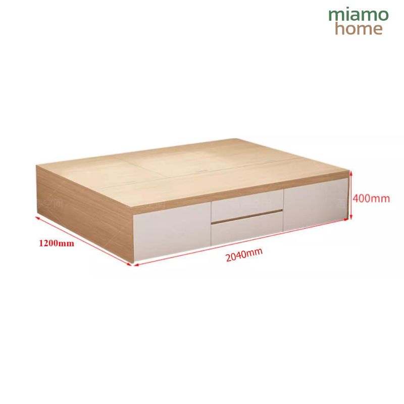 Giường Ngủ Hộp Phẳng Đơn Giản Có Ngăn Kéo _3
