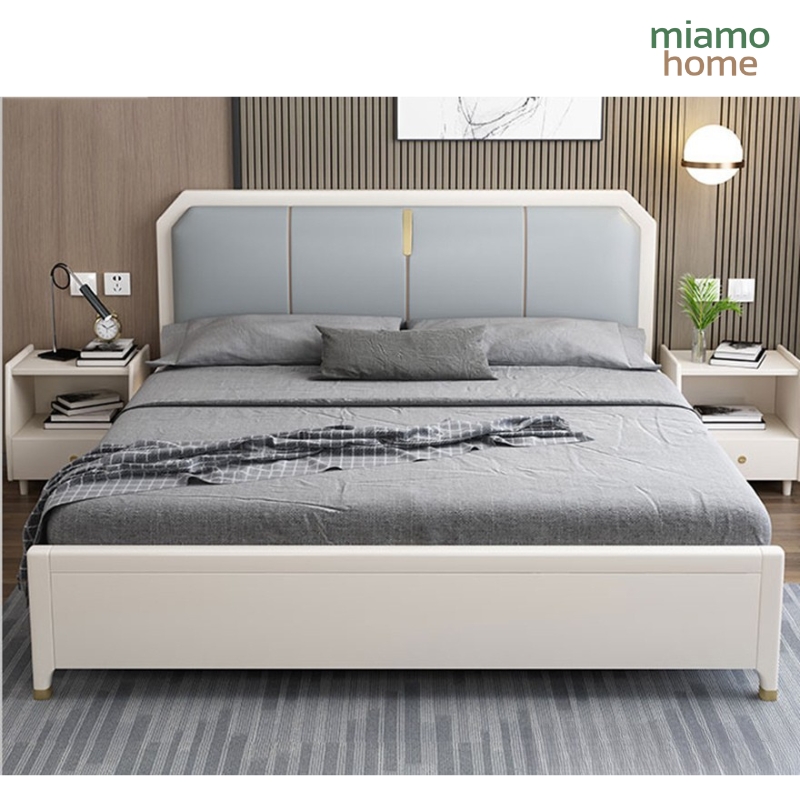 Giường ngủ phong cách Scandinavia gỗ sồi_5