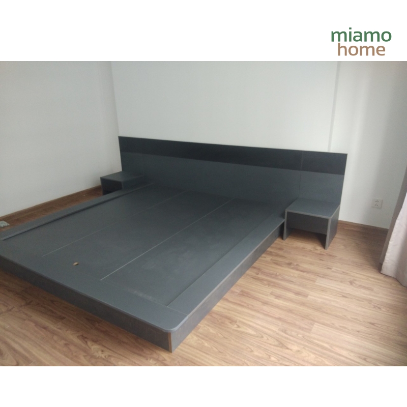 hình ảnh thực tế Giường Ngủ Gỗ Công Nghiệp MDF Chống Ẩm