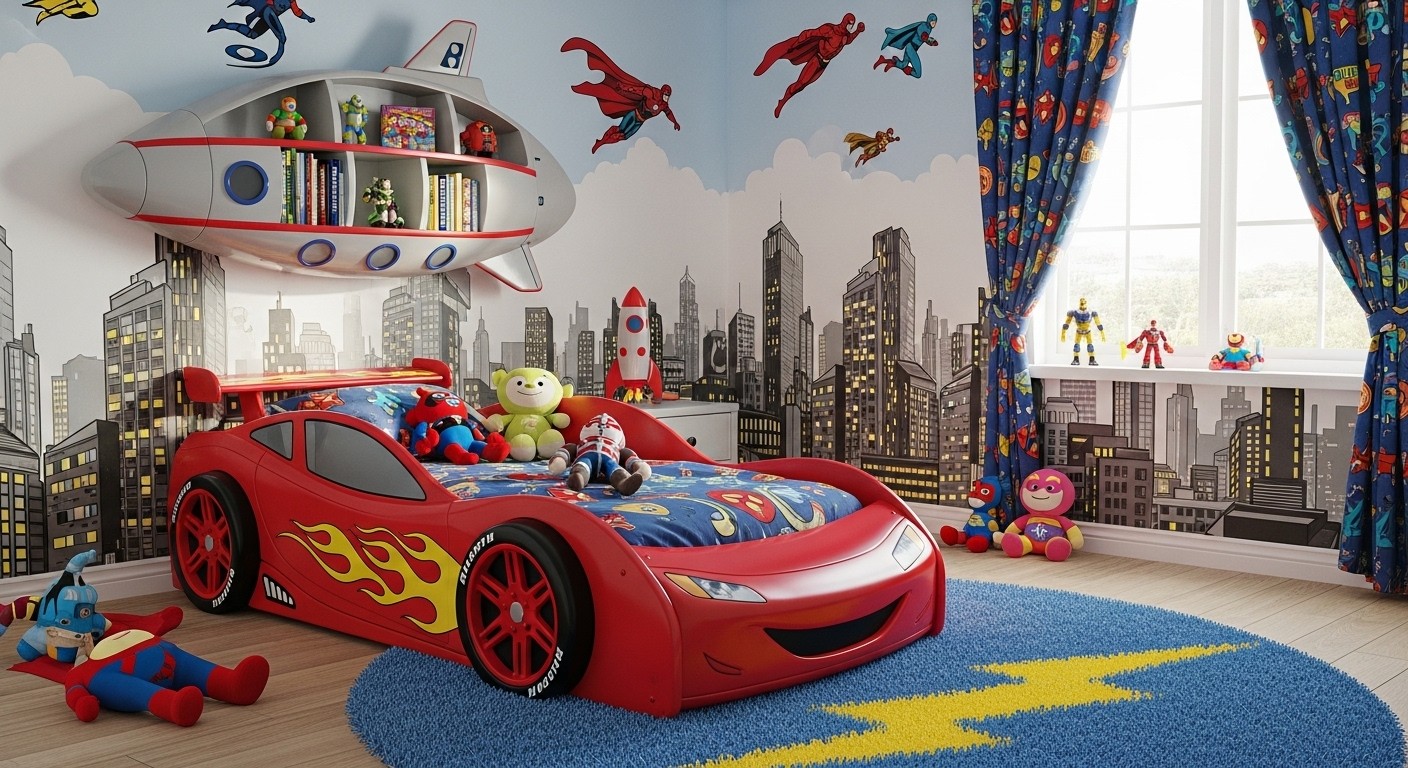 Mẫu Giường Ngủ Cho Bé Trai