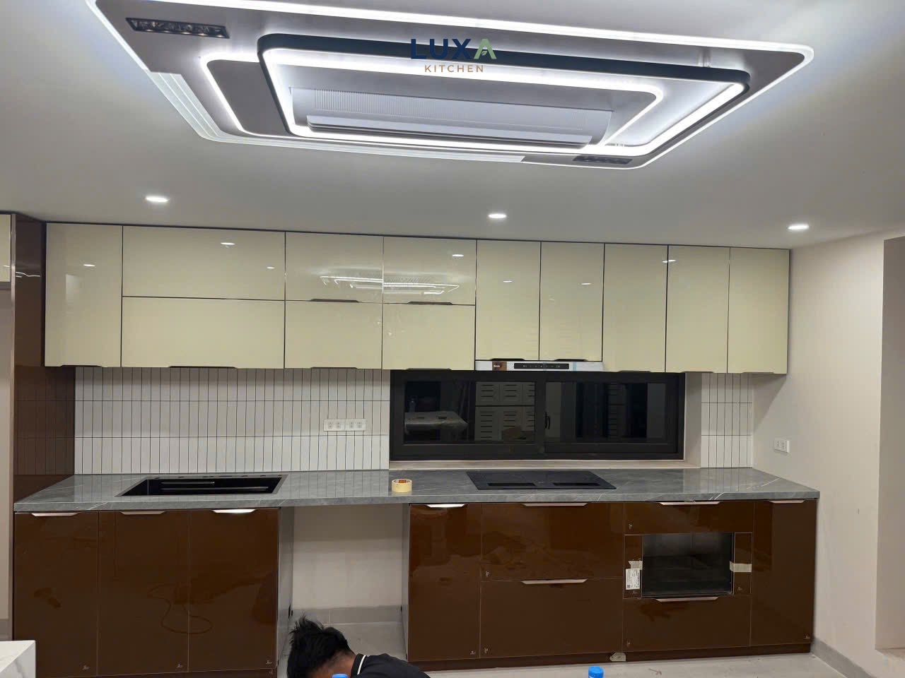 Tủ Bếp Inox Cánh Acrylic– MTBK009