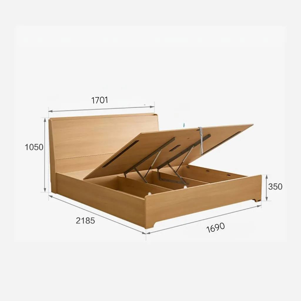 Giường Ngủ Thông Minh Nâng Hạ Với Không Gian Lưu Trữ Lớn +9