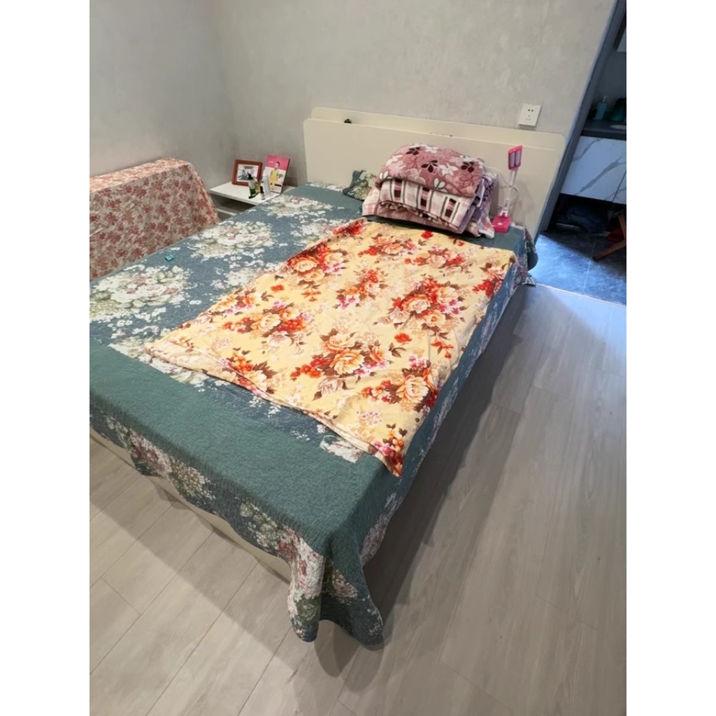 Giường Đơn Có Ngăn Kéo Kết Hợp Kệ Đầu Giường Nhỏ Gọn _7