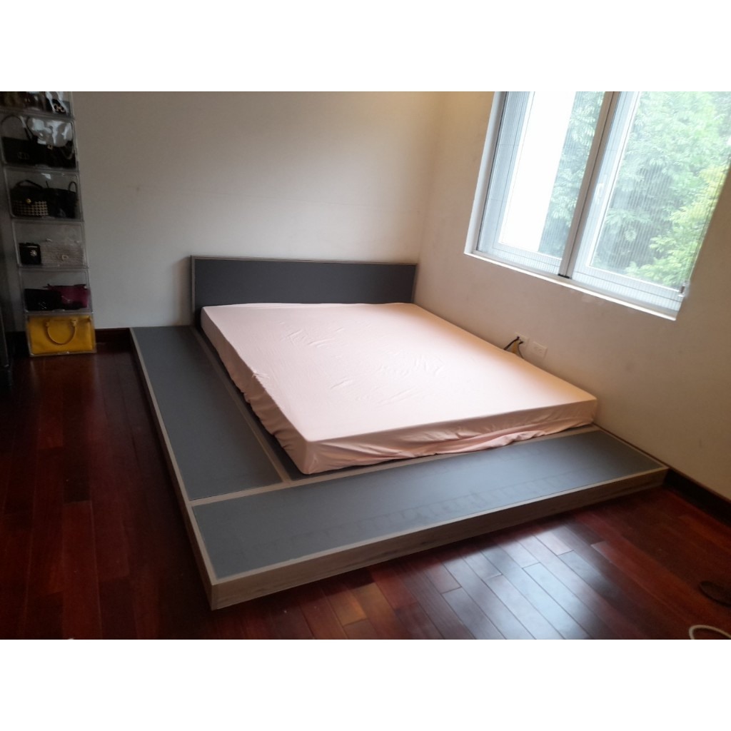 Giường Ngủ Bệt Với Thiết Kế Mở Rộng Tiện Dụng
