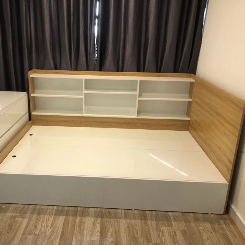 Giường Ngủ Kết Hợp Kệ Sách Cho Bé_3