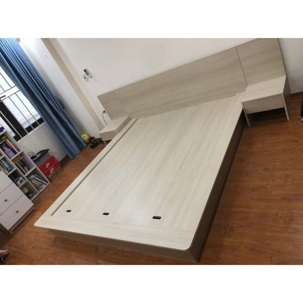Giường Ngủ Phòng Master Kèm 2 Tab Đầu Giường_6