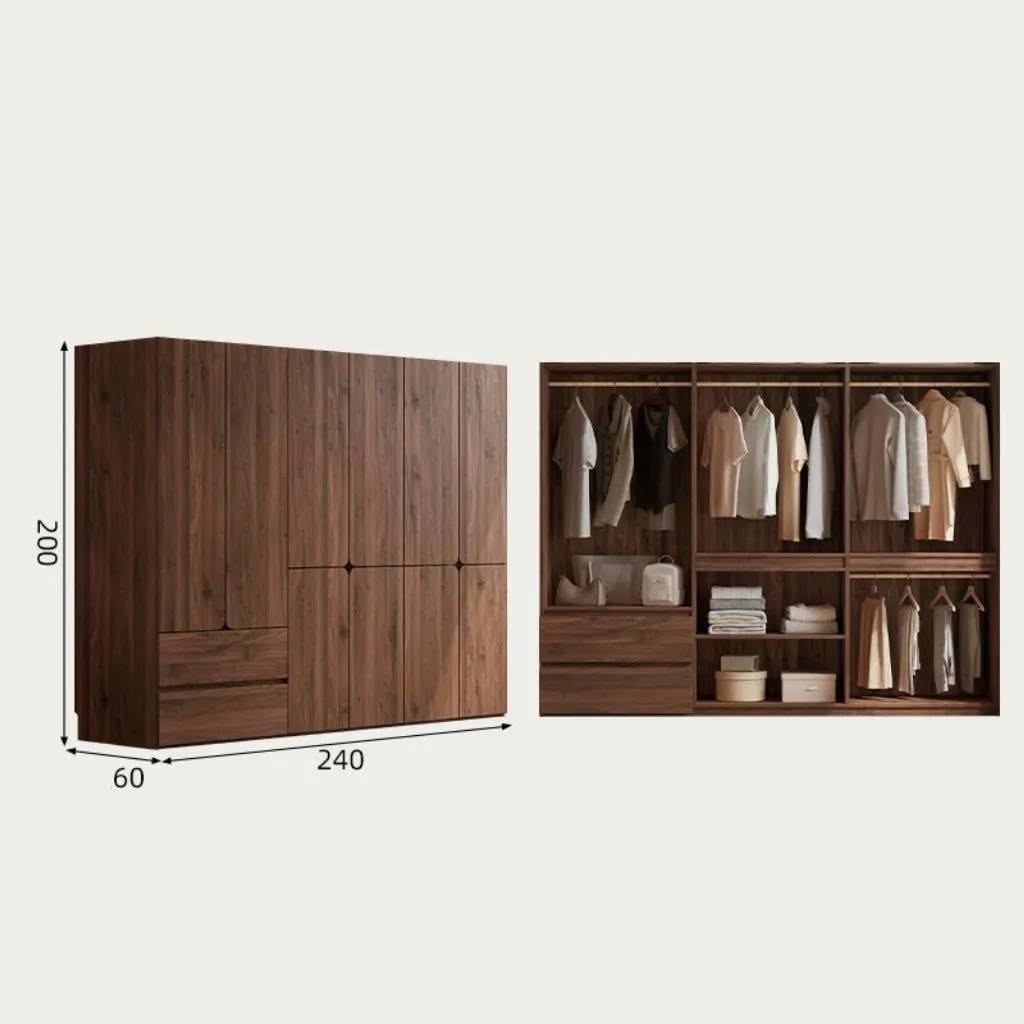 Tủ Quần Áo Gỗ MDF Với Cánh Bo Cong Hiện Đại _10