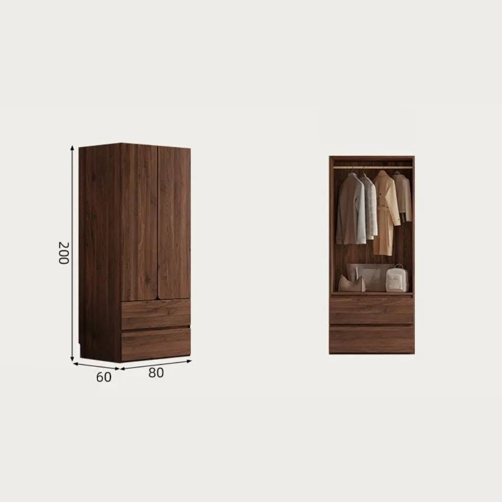 Tủ Quần Áo Gỗ MDF Với Cánh Bo Cong Hiện Đại _6