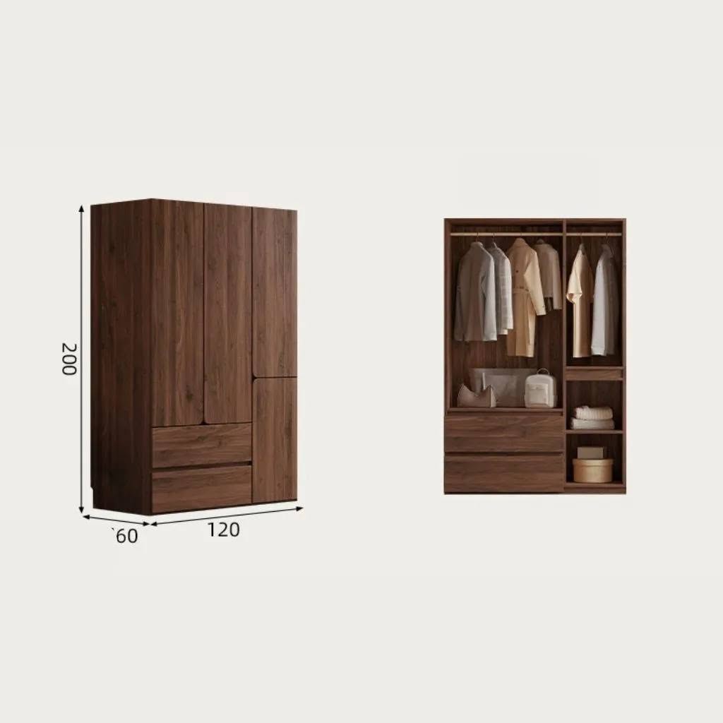 Tủ Quần Áo Gỗ MDF Với Cánh Bo Cong Hiện Đại _7